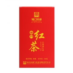蒲门 云南滇红茶 红茶 100克/盒