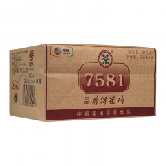 2016年中茶 7581 四片砖 熟茶 1000克/包