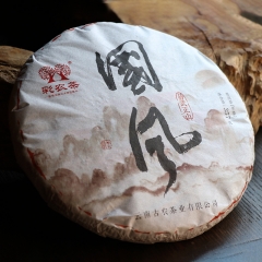2017年 彩农茶 国风（易武正山）生茶 357克/饼