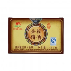 2012年龙园号 糯香金砖 熟茶 400克/盒