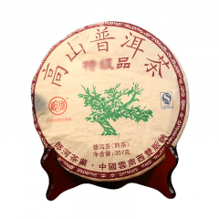 2013年郎河 高山普洱茶 熟茶 357克/饼