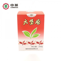 中茶六堡茶 6121老八中红盒 散茶 250克/盒