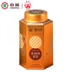 中茶海堤茶叶 金铜钱岩茶 大岩品种 乌龙茶 100克/罐