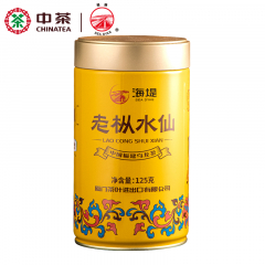 中茶海堤茶叶 AT102A海堤传奇老枞水仙 武夷岩茶 125克/罐