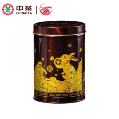 中茶海堤茶叶 大展鸿兔·老枞水仙 武夷岩茶 125克/罐